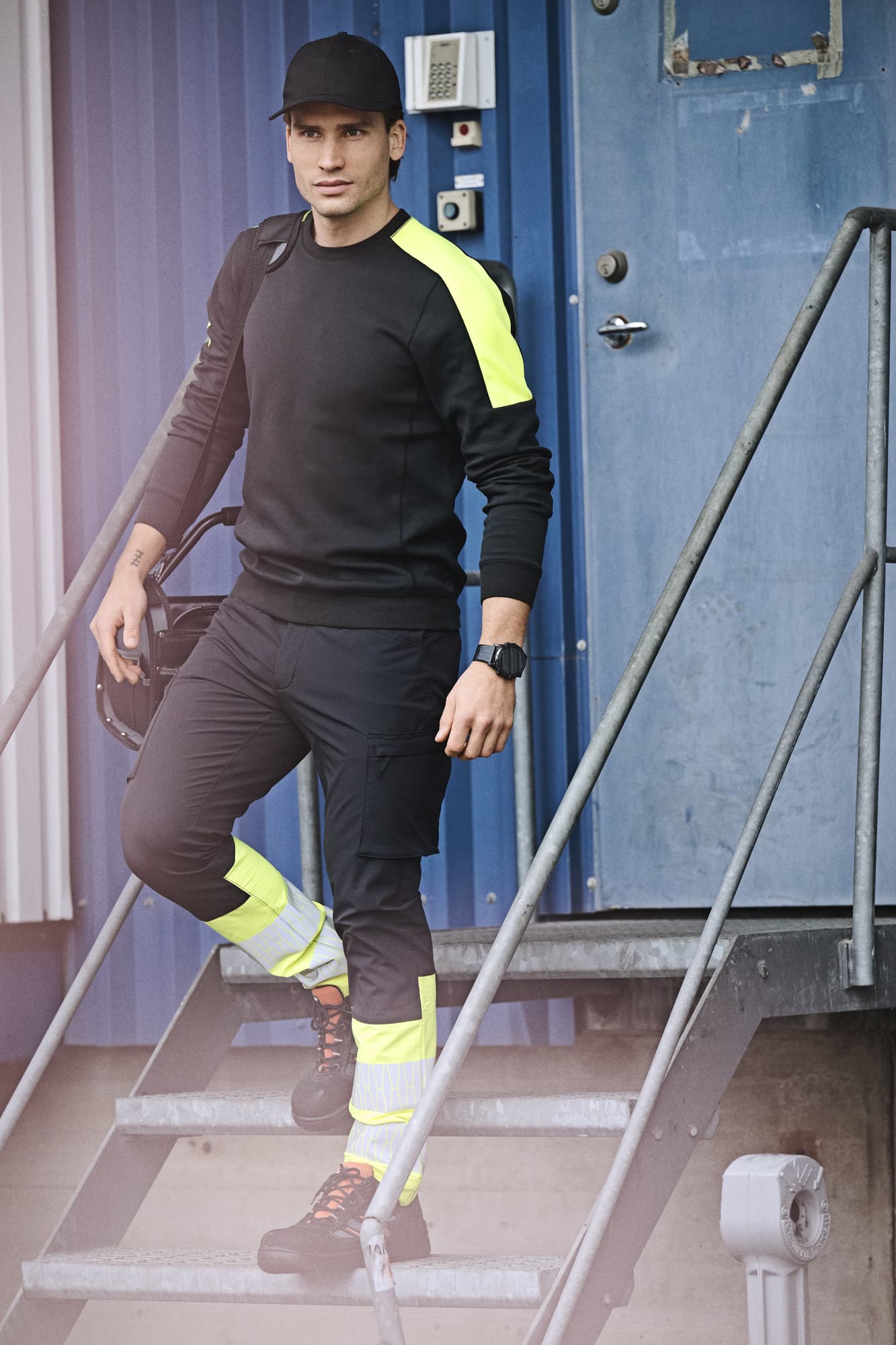Service trouser stretch Hi-Vis
