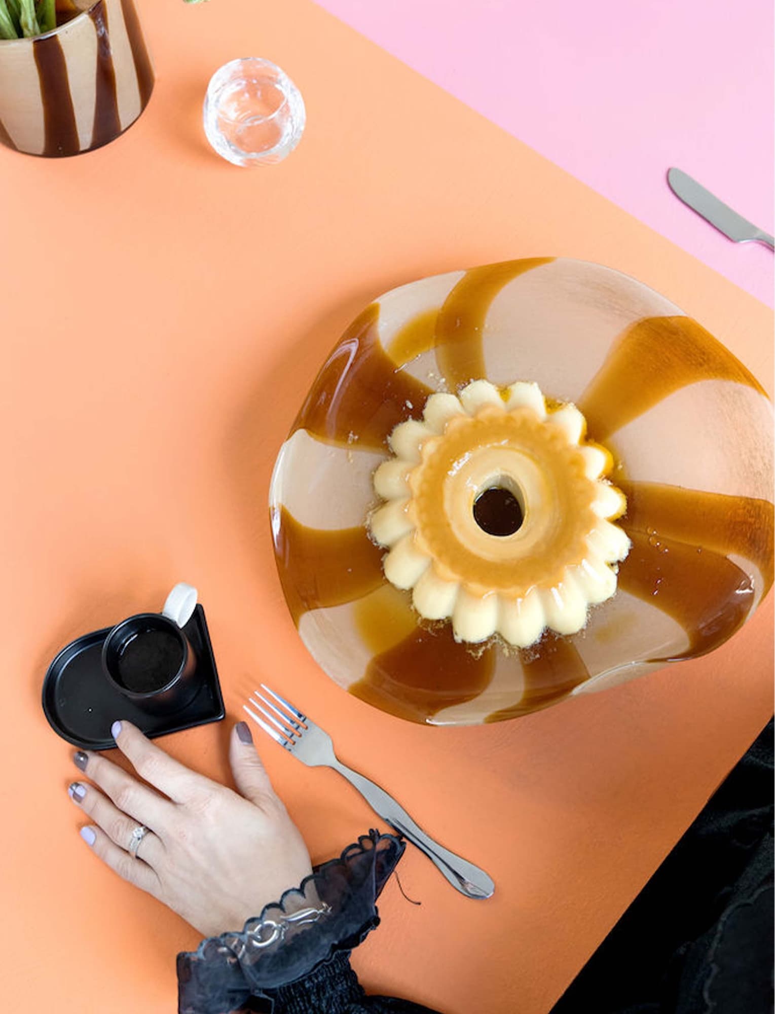 Espressokopp og tallerken Niki